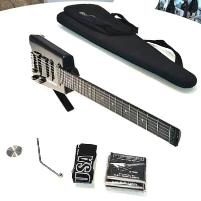 *Collector Alert* CLEANEST 1990 Steinberger USA GL-4T Black GL Headless Guitar with Emg Pickups, Trans-Trem, Fully Serviced, Gig Bag Included INCREDIBLE ORIGINAL CONDITION image 2