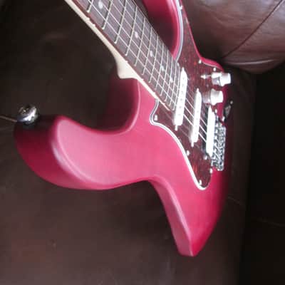 Cort G Series G110 Double Cutaway HSS Electric Guitar G110OPBC-U - Open Bore Black Cherry image 3