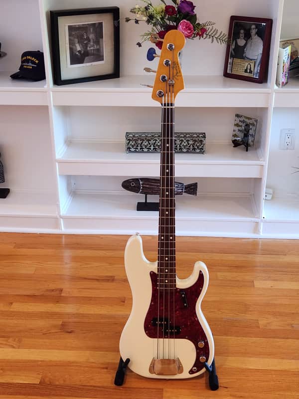 Fender Hama Okamoto 2023 Bass Precision Jazz - Vintage White image 1