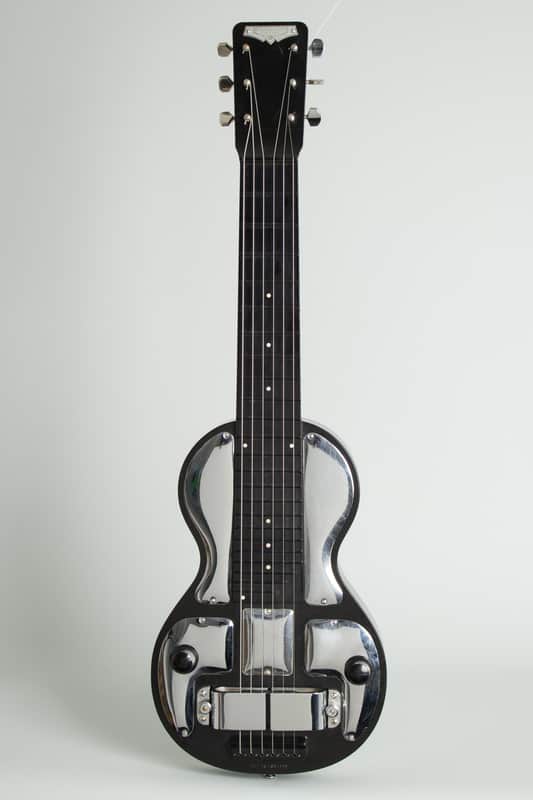 Rickenbacker Model B-6 Lap Steel Electric Guitar (1938), ser. #C-2198, original black hard shell case. image 1