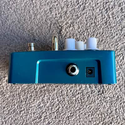 Orange Kongpressor Analog Class A Compressor Pedal 2010s - Blue/Orange Graphic image 3