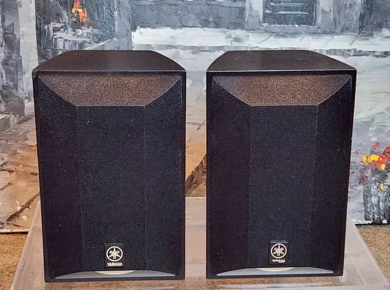 Yamaha Yamaha NS-AP6500S 2-way bookshelf satellite speakers 90s  - Black image 1