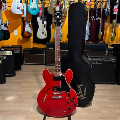 Gibson - Memphis ES-335 Dot Cherry AAA Figured Maple w/ PRO Headstock Repair OHSC & COA (2012) - USED image 1