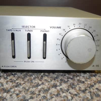 Onkyo A-15 Integrated 170 Watt Stereo Power Amplifier  Silver image 3
