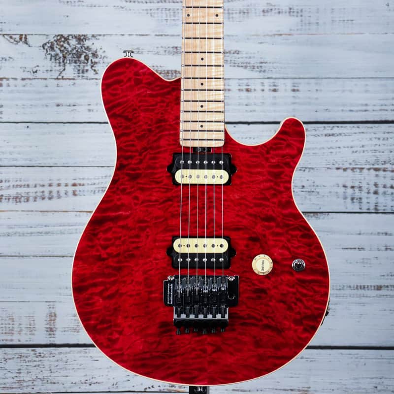 Music Man 30th Anniversary Axis | Translucent Red Quilt (IN-STOCK) image 1