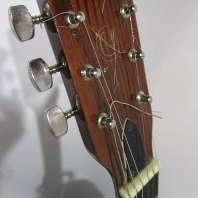 Harmony H160 Acoustic/Electric Guitar, Brown image 10