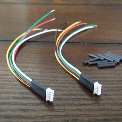 2 quick-connect adapters for Gibson, Seymour Duncan, DiMarzio, etc humbuckers, pickups, solderless image 1