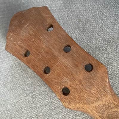 Mahogany DIY Project Unfinished Guitar Neck, Rosewood 22 Frets Fingerboard image 2