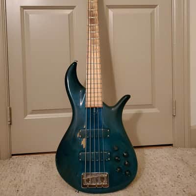 Fbass BN5 5 String Bass  Turquoise image 3