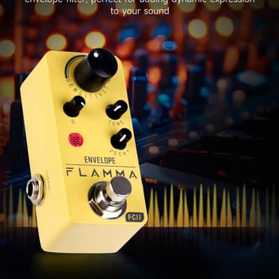 FLAMMA FC11 Auto Wah Pedal Pedal Envelope Filter Guitar Effects Pedal True Bypass with 9V 300mA Power Supply image 3