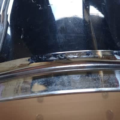Tama Rockstar Custom 12x10" Tom Black Gloss Mahogany/Basswood shell 2004- - Black Gloss image 10