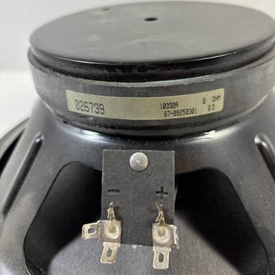 Eminence 026739 10" 8 OHMS ceramic Amp Speajer Eminence 10 inch 8 OHMS amp speaker - Black image 7