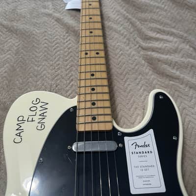 Fender Tyler, The Creator Signature Camp Flog Gnaw Standard Telecaster 2025 - Olympic White image 4