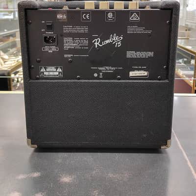 Fender Rumble 15 V3 15-Watt 1x8" Bass Combo Amp 2015 - Present - Black image 4