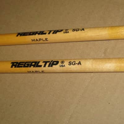 one pair (new old stock) very near A+ condition Regal Tip SG-A maple wood / natural stain finish (with packaging) from 2000s / 2010s image 15