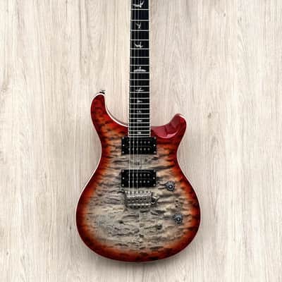 PRS SE Custom 24-08 Quilt 2025 Charcoal Cherry Burst image 1