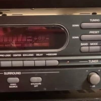 Carver A-500x black 2 channel amplifier image 3