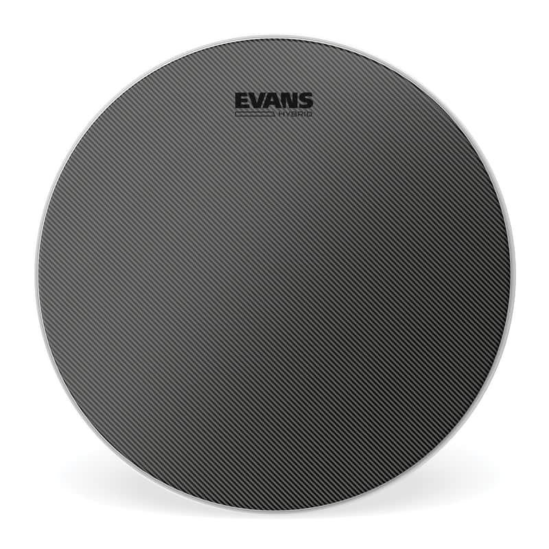 Evans Hybrid Coated Snare Batter Drum Head, 14 Inch image 1