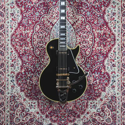Gibson Custom Shop Historic 1954 Les Paul Custom 2002 - Ebony with Gold Hardware image 1