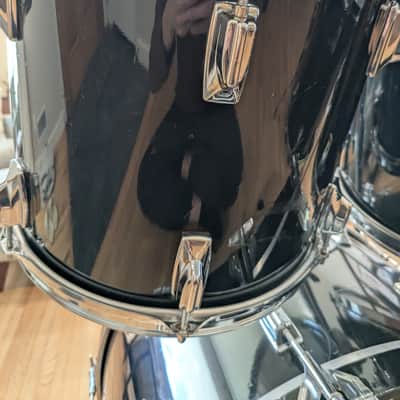 Tama Superstar 5 Piece Drum Set 1980s - Black image 9