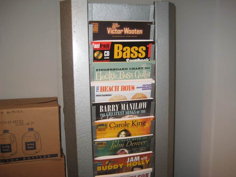 Hal Leonard Rotating Music Book Display Rack Holds 160 Books image 1