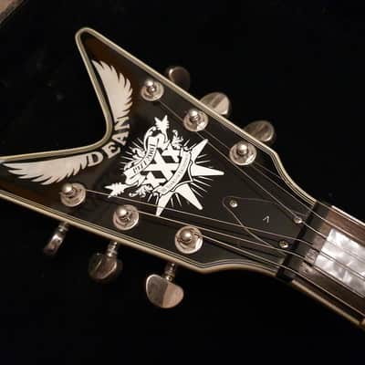RARE Dean 30th Anniversary 1 of 100 Limited Edition Flying V XXX Trans Black Flame Top image 7