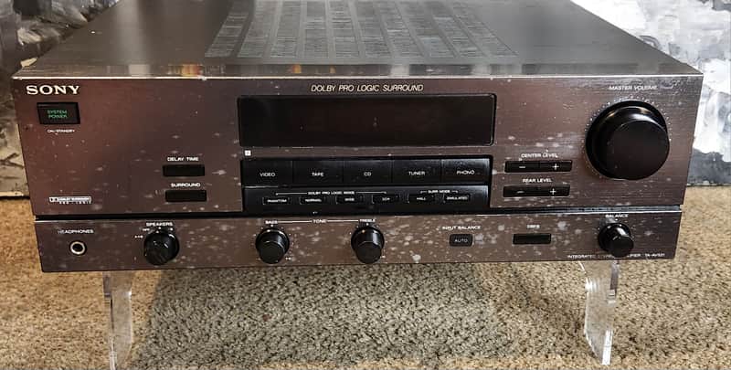 Sony TA-AV521 Integrated Stereo Amplifier 90s - Black image 1