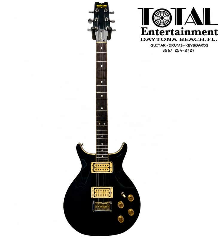 Washburn Hawk Electric HH, Black - Pre Owned image 1