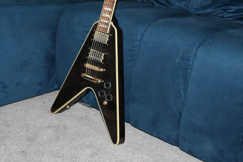 ESP Paul Smith Flying-V (Unique Mini/Traveller Guitar) - See
