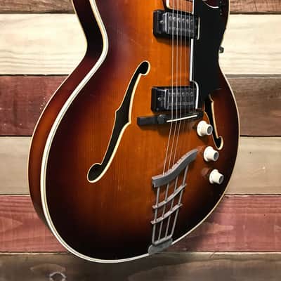 Hofner President Florentine Thinline '66' Brunette 1965 image 2