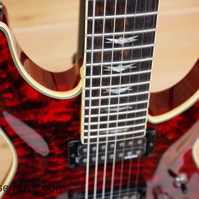 Schecter Omen Extreme-7 - Black Cherry image 7