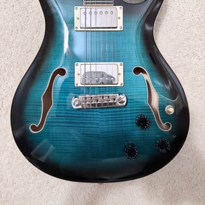 PRS SE Hollowbody II Piezo 2021 - Peacock Blue image 2