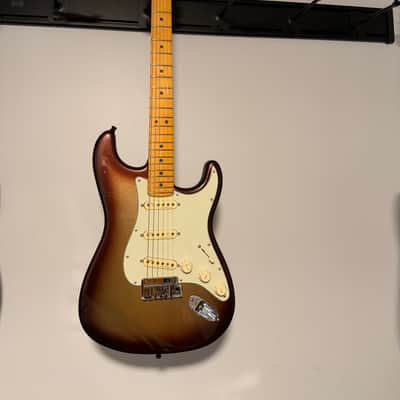 Fender Fender American Ultra Stratocaster – Mocha Burst (Maple Fingerboard) 2020’s - Mocha image 2