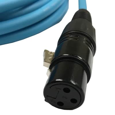 Sure-Fit 20ft Blue, Green, & Orange XLR Male to XLR Female Cables (3 Pack) + Case image 4
