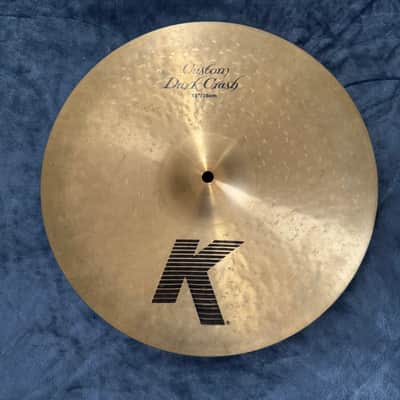 Zildjian 15" K Custom Dark Crash Cymbal 1995 - 2020 - Traditional image 1