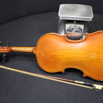 A Vintage Antonius Stradivarius Full Size 4/4 Violin, Bow & Case Ready to Play # 10 V image 5