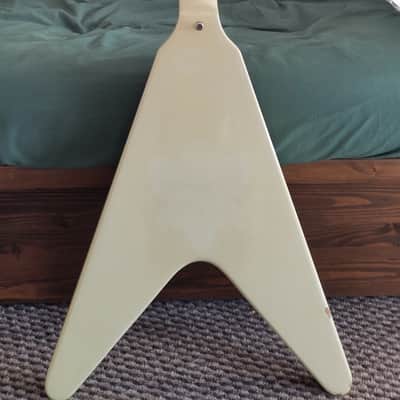 Vintage 1980s Burny Flying V "RFV-75" MIJ Japan - EMG Fat-55 image 3