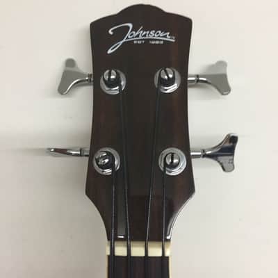 Johnson JB-2 4-F Fretless Acoustic-Electric Bass 2010's - Natural image 6