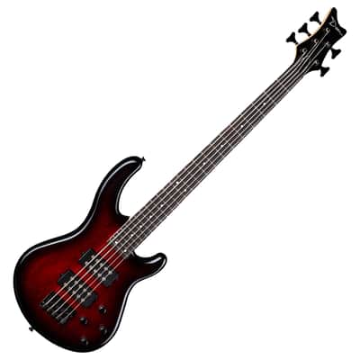 Dean E25SMTRD Edge 2 5-String Trans Red