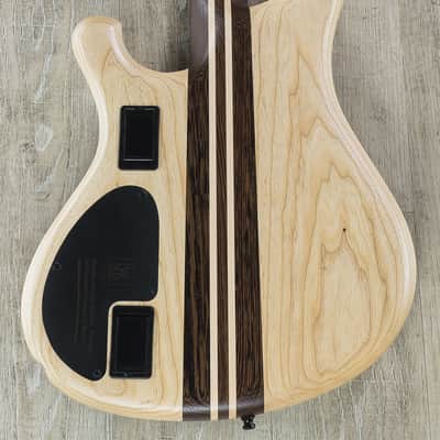 Mayones Viking Classic 4 4-String Bass, Dirty Black Horizon, Ebony Fretboard image 4