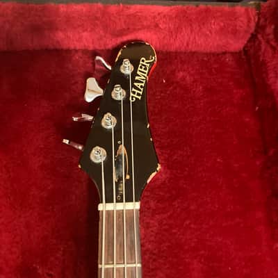 Hamer Blitz bass 1983 - Red image 9