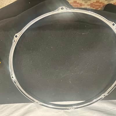 Ludwig 16" - 8 hole COB Chrome over Brass hoop (6165-1025) 60's - Chrome Over Brass image 4