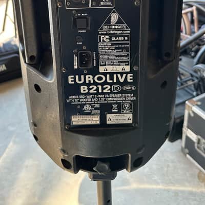 Behringer Eurolive B212D 550-Watt 12" Powered Speaker 2012 - Present - Black image 3