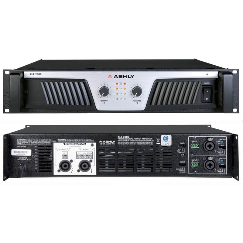 ASHLY KLR-2000 Lightweight Rackmount Power Amplifier  image 1