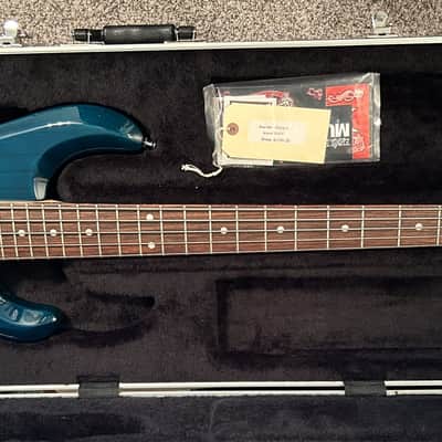 Ernie Ball Music Man Stingray 5 H 2009 - Translucent Teal image 7