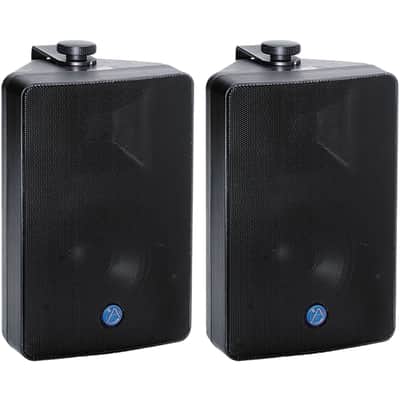 Atlas SM52T 5.25" 2-Way Speaker w/30-Watt 70V/100V Transformer - Black, Pair image 2