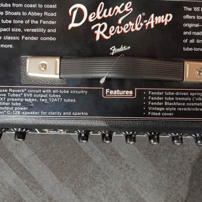 Fender '65 Deluxe Reverb Reissue 22-Watt 1x12" Guitar Combo image 7