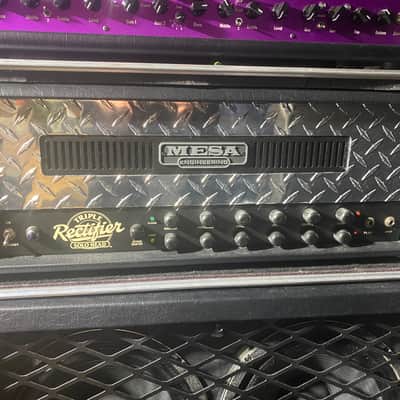Mesa Boogie Triple Rectifier Solo Head Rev G 2-Channel 150-Watt High Gain Guitar Amp Head NOS 6L6 STR 420 tubes Road Case image 7
