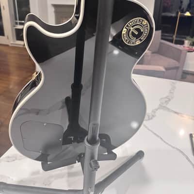 Epiphone Les Paul Custom w/ hard shell case - Ebony image 12