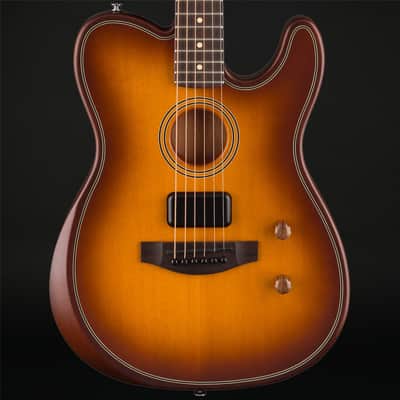 Immagine Fender Acoustasonic Standard Telecaster in Honey Burst - 1